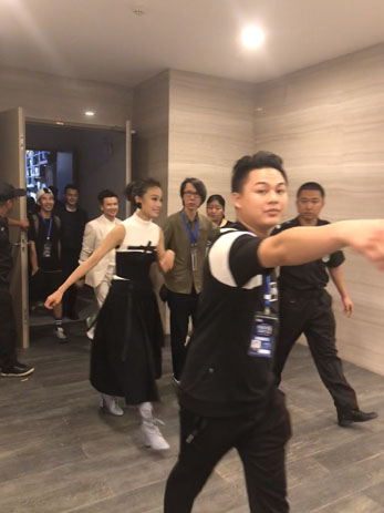 2018汕頭愛尚藍(lán)妹演唱會明星安保護(hù)衛(wèi)活動